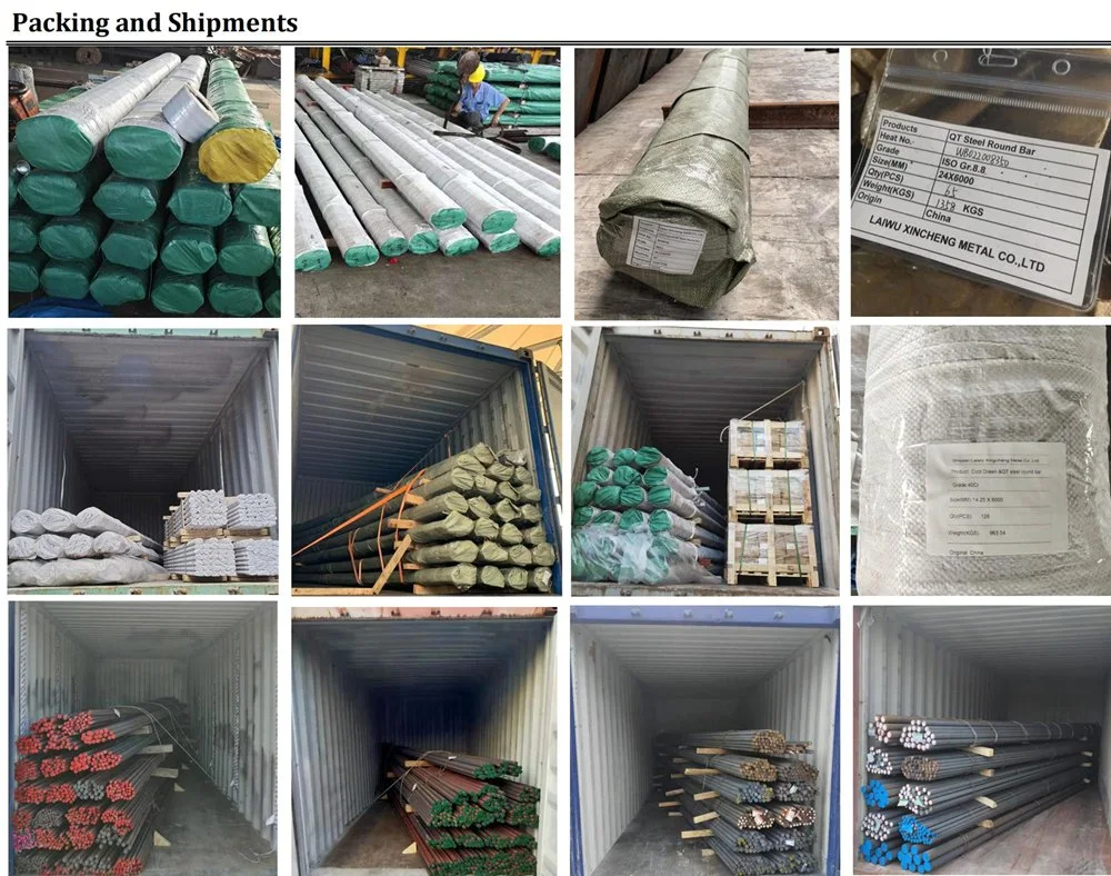 Scm440 42CrMo4 SAE AISI 4140 En19 1.7225 High Tensile Hot Rolled Steel Round Bar Steel Bar